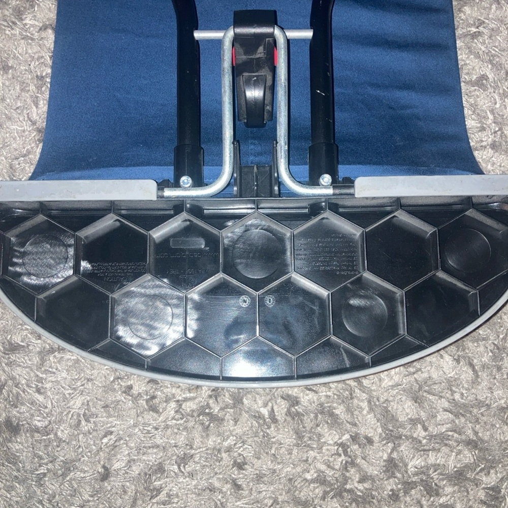 EUC Baby Bjorn Bliss Navy Quilted Baby Bouncer - Picture 5 of 7